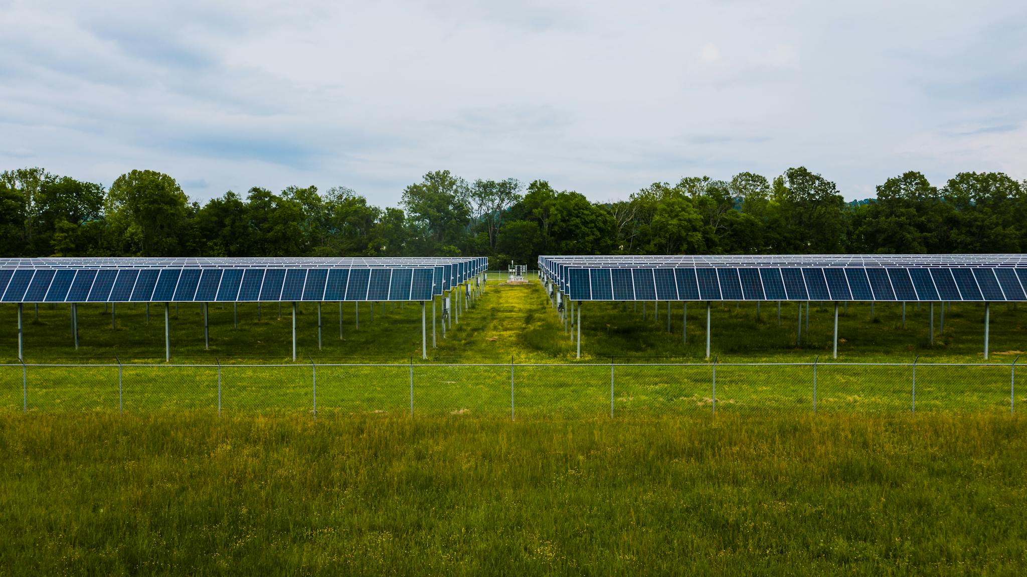 Flexible solar panel on binimi top